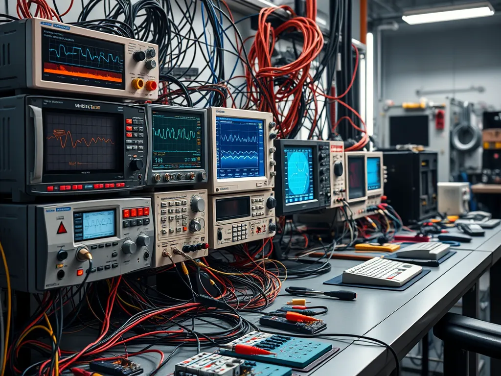 Industrial electronic testing equipment